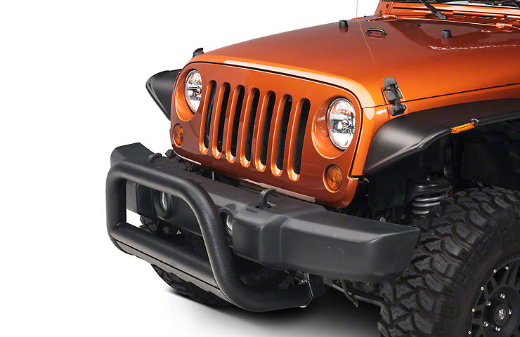 2007-2009 Jeep Wrangler Bull Bar Skid Plate | Black Horse Off Road - Image 4
