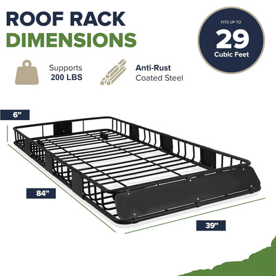 Universal  Voyager Roof Top Cargo Basket Modular | Black Horse Off Road - Image 5