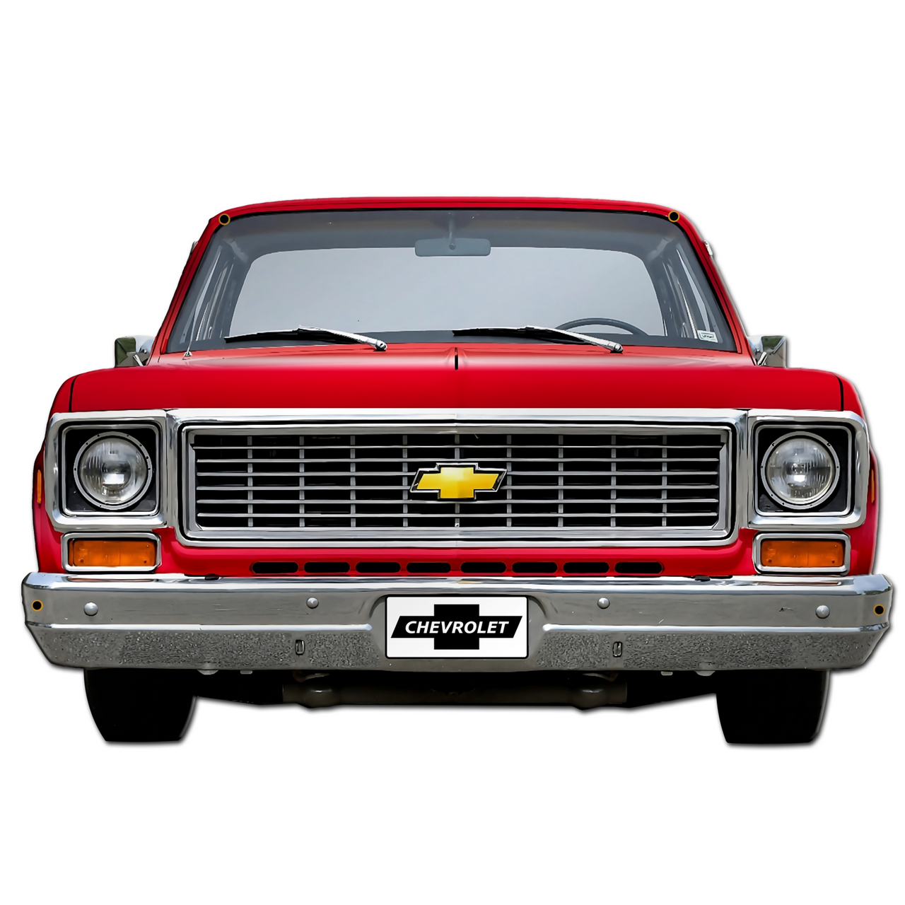 Chevy Truck Personalized Hoodie + 1973 C10 Metal Wall Decor Gift Set