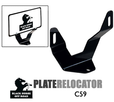 Universal  Plate Relocator | Black Horse Off Road - Image 1