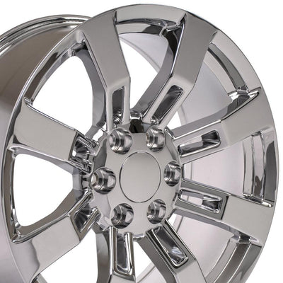 OE Wheels CA82 20x8.5 Chrome replica wheel