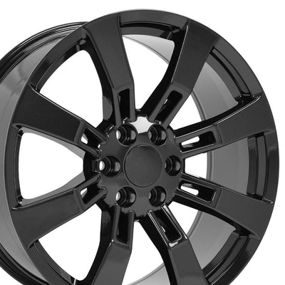 OE Wheels CA82 22x9 Gloss Black replica wheel