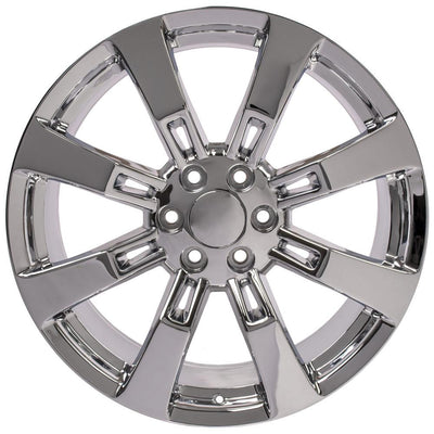 OE Wheels CA82 22x9 Chrome replica wheel