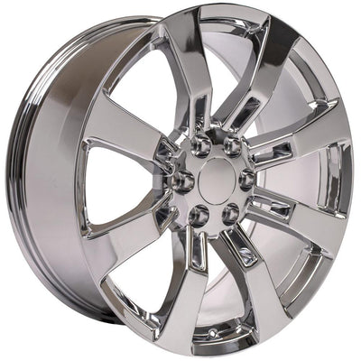 OE Wheels CA82 22x9 Chrome replica wheel