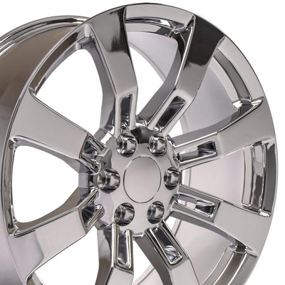 OE Wheels CA82 22x9 Chrome replica wheel