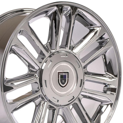 OE Wheels CA83 22x9 Chrome replica wheel