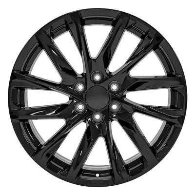 OE Wheels CA90 22x9 Gloss Black replica wheel