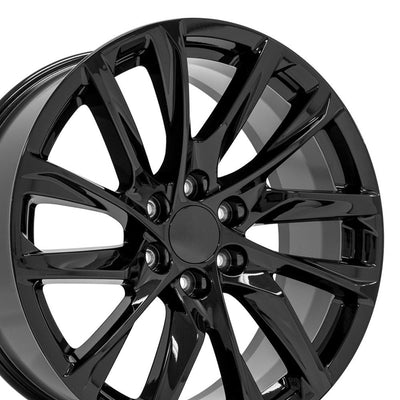 OE Wheels CA90 22x9 Gloss Black replica wheel