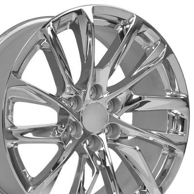 OE Wheels CA90 22x9 Chrome replica wheel