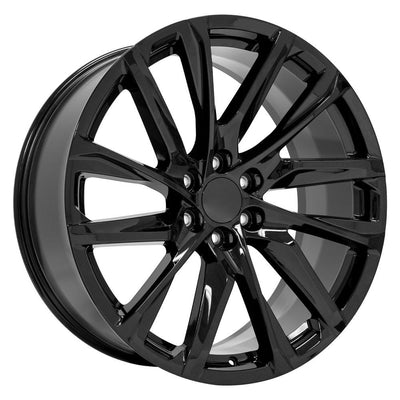 OE Wheels CA90 24x10 Gloss Black replica wheel