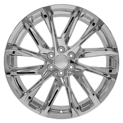 OE Wheels CA90 24x10 Chrome replica wheel