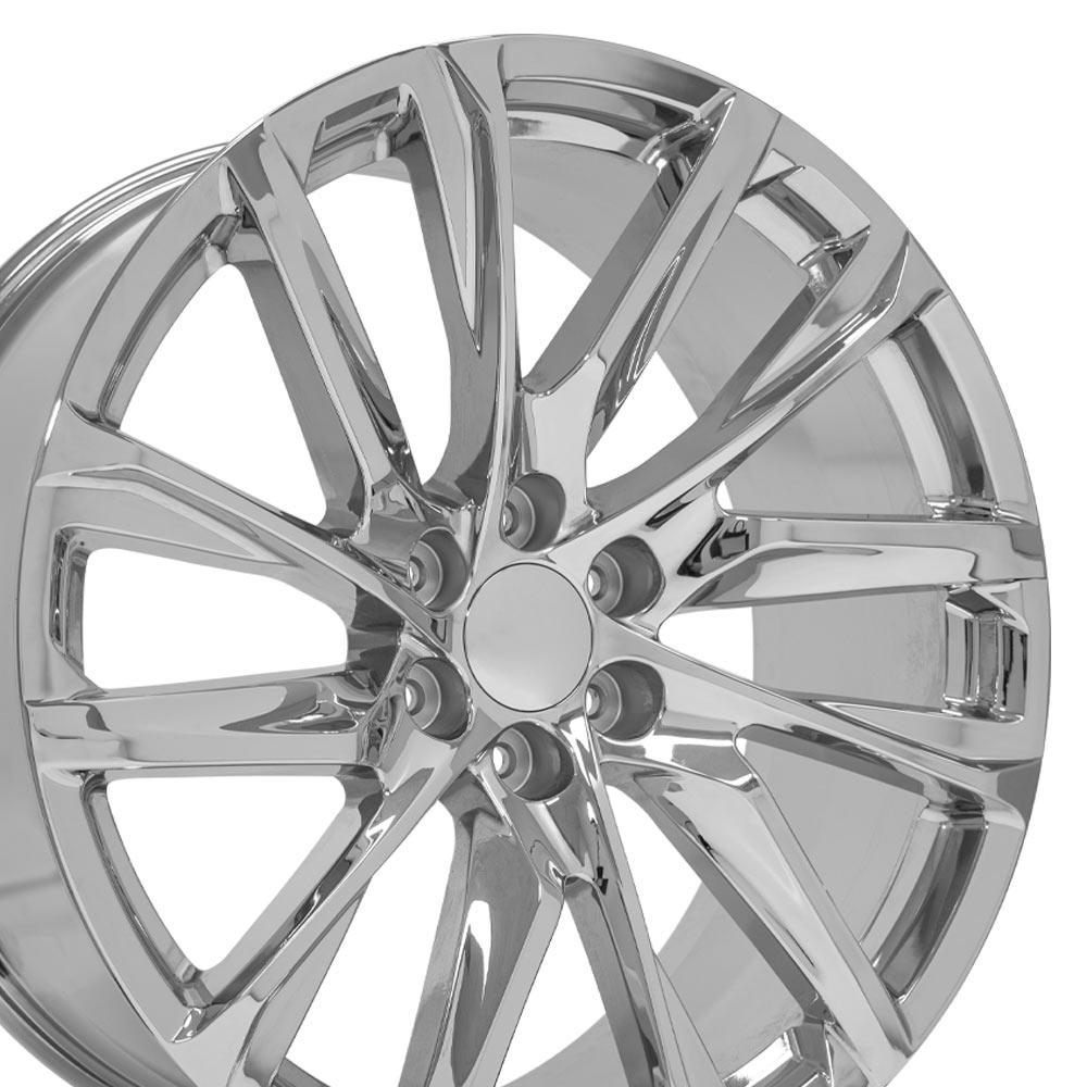 OE Wheels CA90 24x10 Chrome replica wheel
