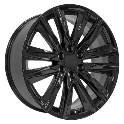 OE Wheels CA91 22x9 Gloss Black replica wheel