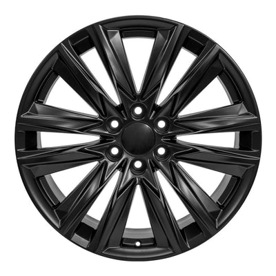 OE Wheels CA91 22x9 Satin Black replica wheel