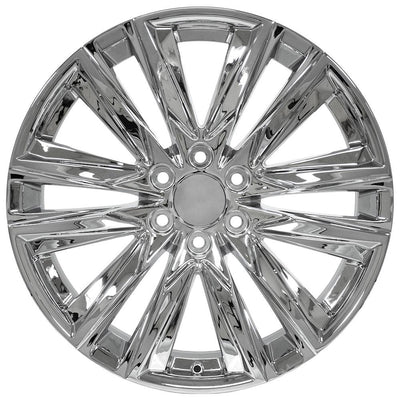 OE Wheels CA91 22x9 Chrome replica wheel