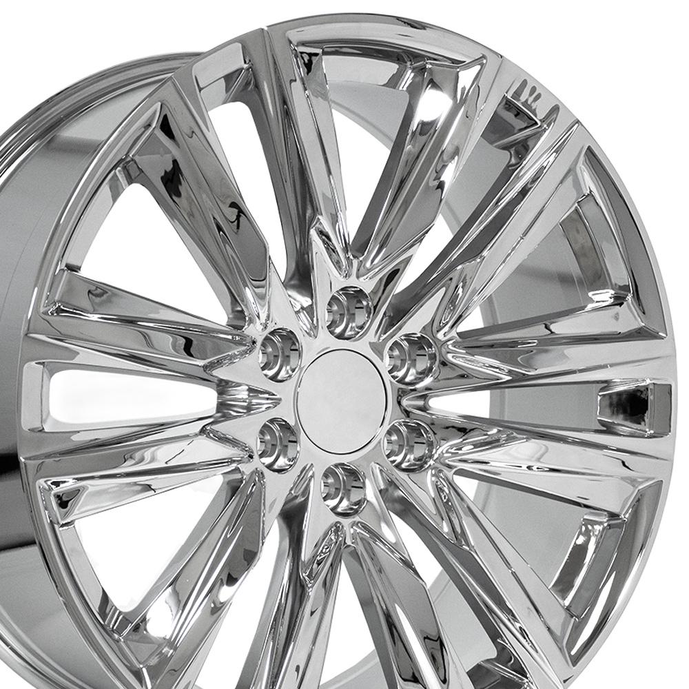 OE Wheels CA91 22x9 Chrome replica wheel