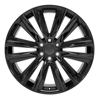 OE Wheels CA91 24x10 Gloss Black replica wheel
