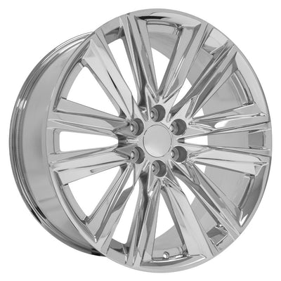 OE Wheels CA91 24x10 Chrome replica wheel