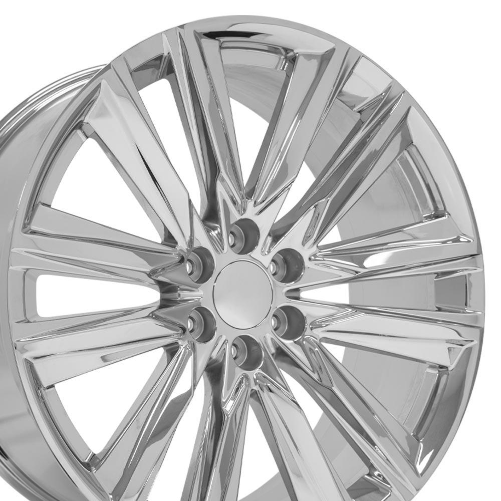 OE Wheels CA91 24x10 Chrome replica wheel