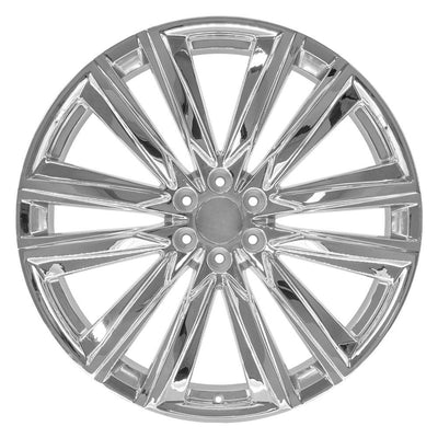 OE Wheels CA91 26x10 Chrome replica wheel