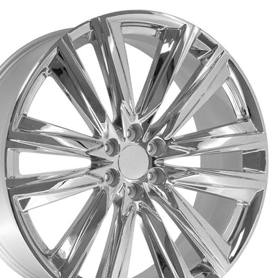 OE Wheels CA91 26x10 Chrome replica wheel