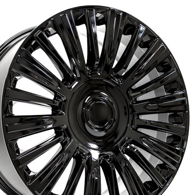 OE Wheels CA92 22x9 Gloss Black replica wheel