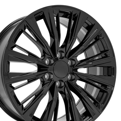 OE Wheels CA93 22x9 Gloss Black replica wheel