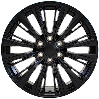 OE Wheels CA93 22x9 Satin Black replica wheel