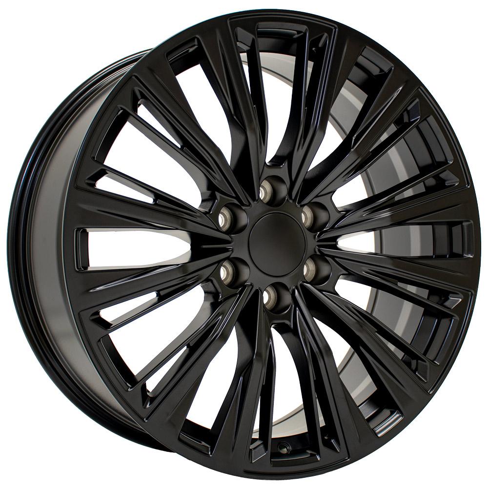 OE Wheels CA93 22x9 Satin Black replica wheel