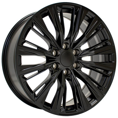 OE Wheels CA93 22x9 Satin Black replica wheel