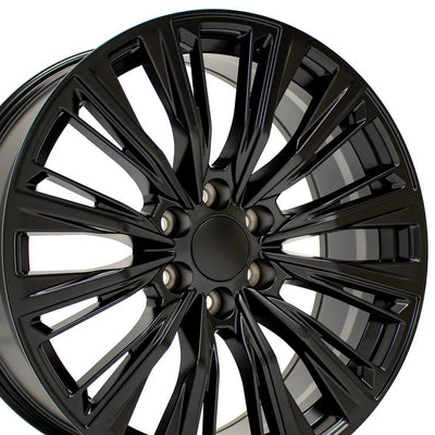 OE Wheels CA93 22x9 Satin Black replica wheel