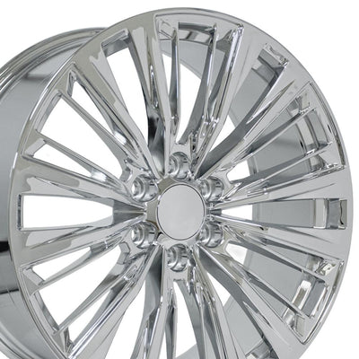 OE Wheels CA93 22x9 Chrome replica wheel