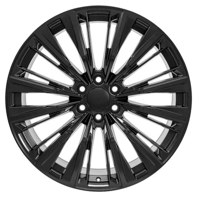 OE Wheels CA93 24x10 Satin Black replica wheel