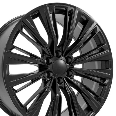 OE Wheels CA93 24x10 Satin Black replica wheel