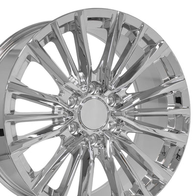 OE Wheels CA94 20x9 Chrome replica wheel