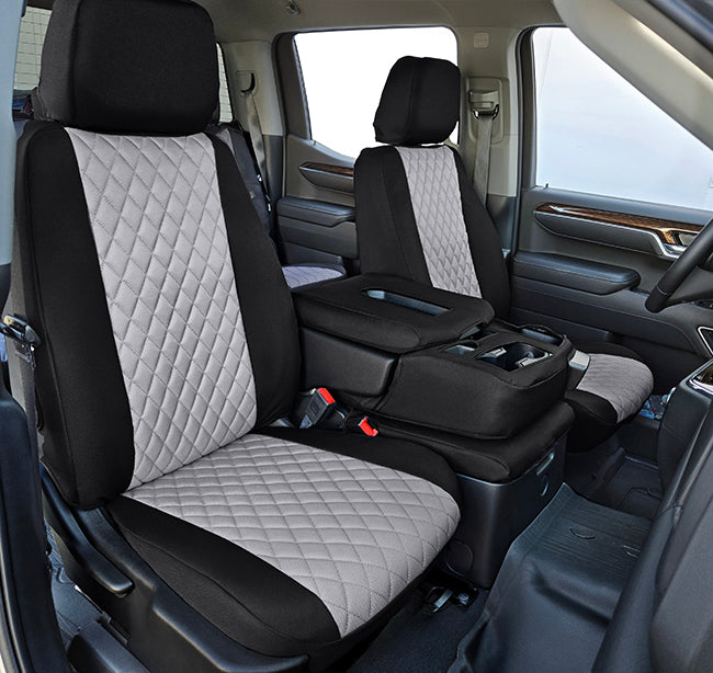 Custom Fit Truck Seat Covers for Ford, Chevy, Ram & Toyota – Cordura Diamond Quilted Waterproof | Made in USA