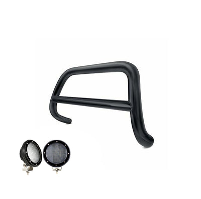 2006-2018 Toyota Rav4 A Bar Kit Pair  of 5.3" Dia. LED Flood Lights w/ Black Trim Rings Wiring Harness  and Switch | Black Horse Off Road - Image 2