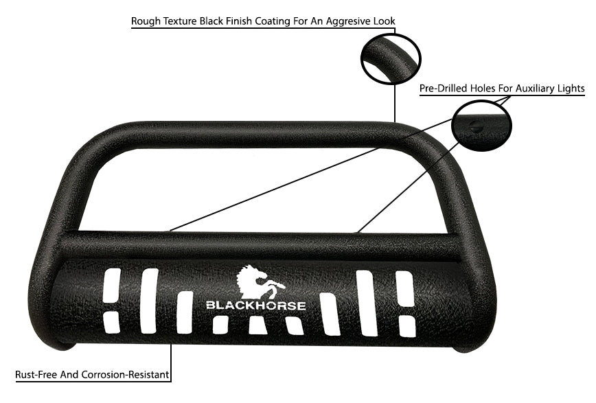 2005-2021 Nissan Frontier Bull Bar-T | Black Horse Off Road - Image 4
