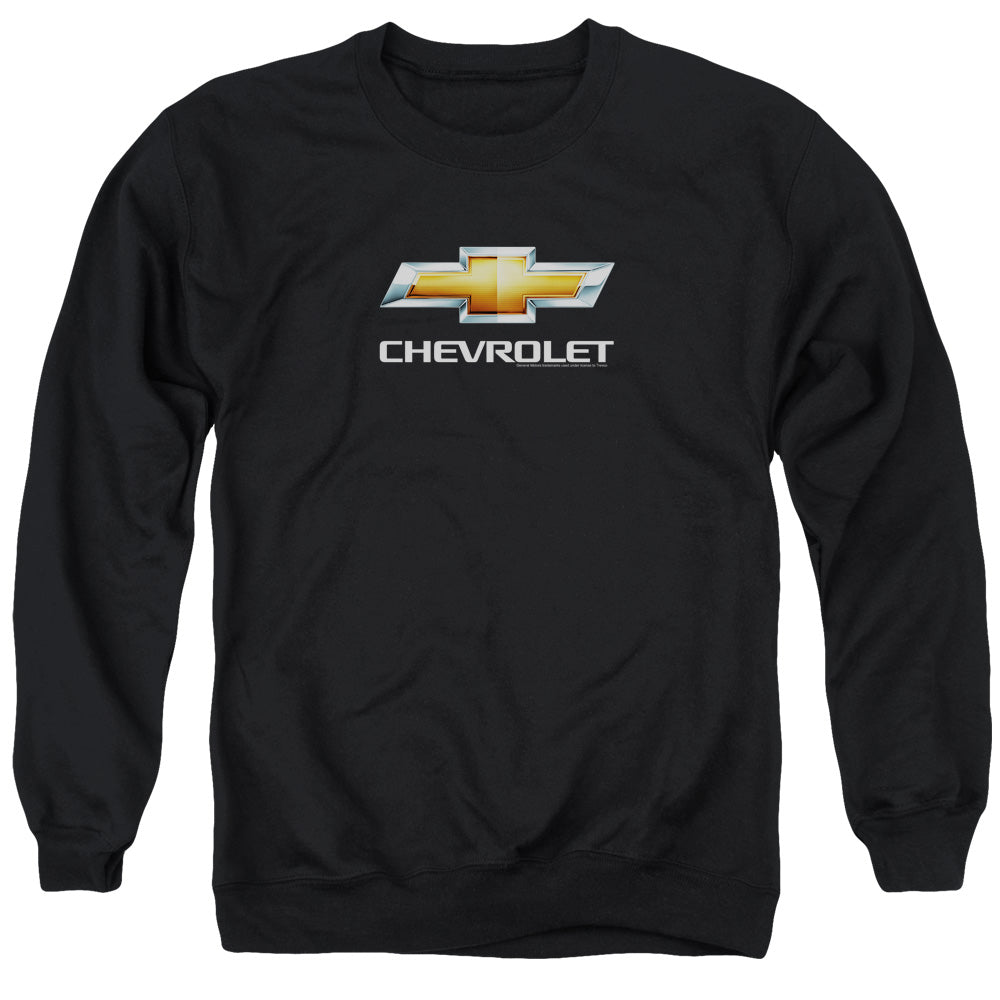 Chevy Bowtie Stacked-Adult Crewneck Sweatshirt