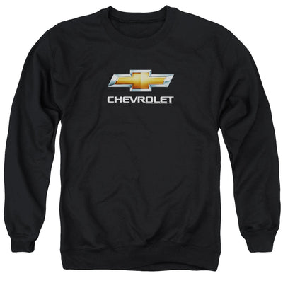 Chevy Bowtie Stacked-Adult Crewneck Sweatshirt