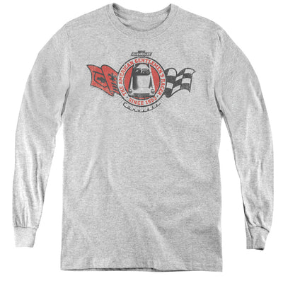Chevrolet Gentlemens Racer-Long Sleeve Youth-Athletic Heather