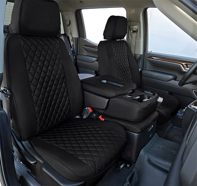 Custom Fit Truck Seat Covers for Ford, Chevy, Ram & Toyota – Cordura Diamond Quilted Waterproof | Made in USA