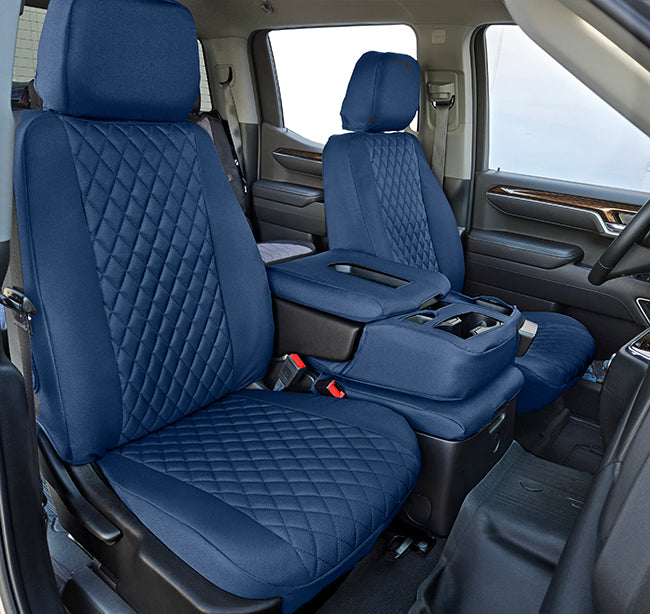 Custom Fit Truck Seat Covers for Ford, Chevy, Ram & Toyota – Cordura Diamond Quilted Waterproof | Made in USA