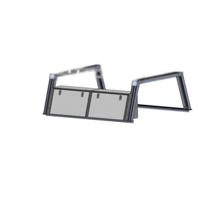 Base K2 Rack With Tool Box | Black Horse Off Road - Image 1