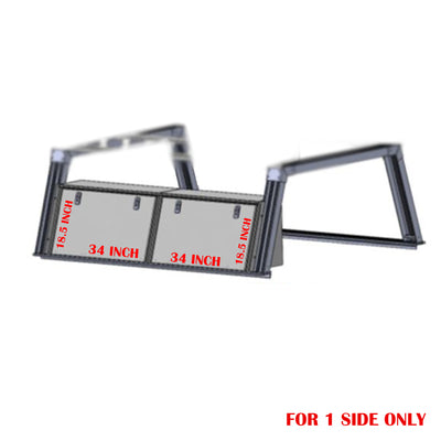 Base K2 Rack With Tool Box | Black Horse Off Road - Image 2