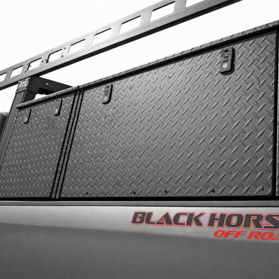 Base K2 Over Cab Rack With Tool Box | Black Horse Off Road - Image 6