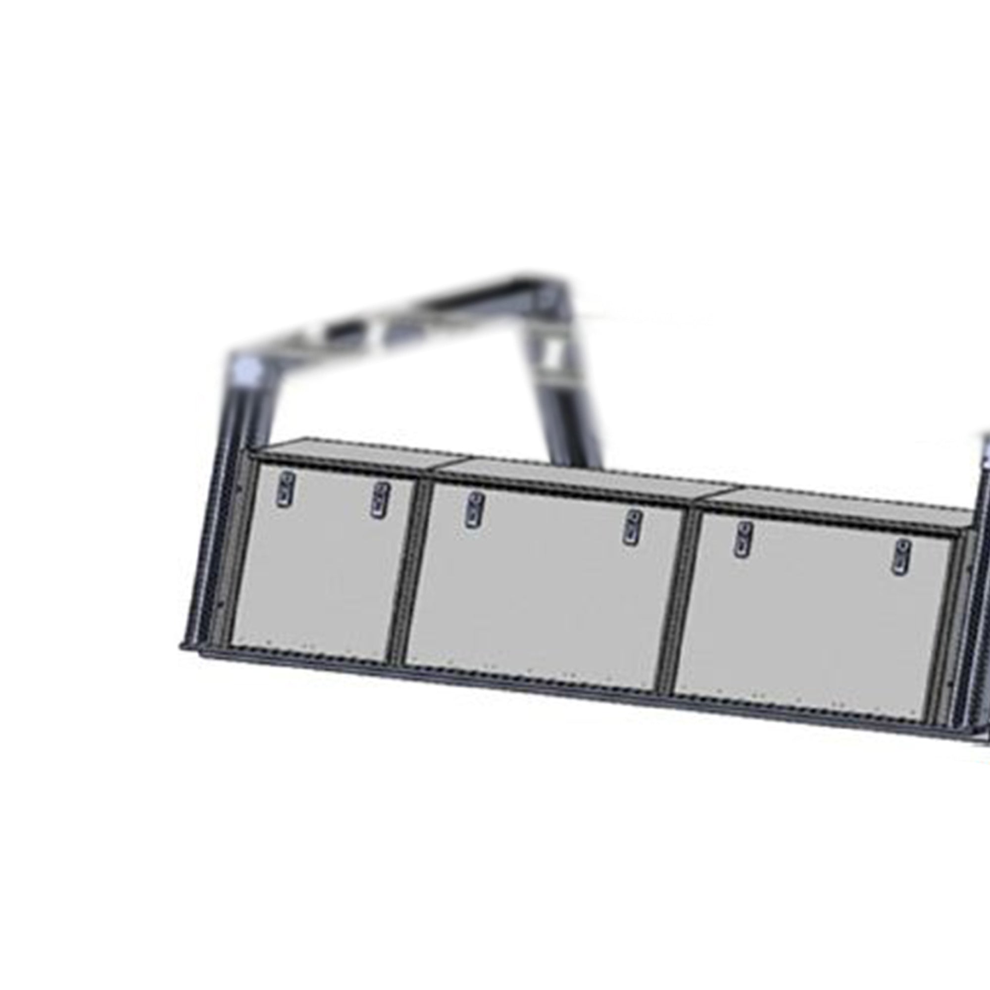 Base K2 Rack With Tool Box | Black Horse Off Road - Image 1