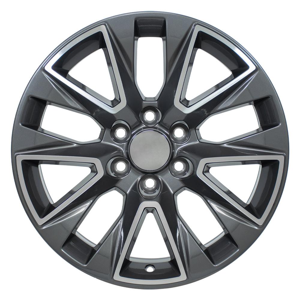 OE Wheels CV26 20x9 Gloss Gunmetal Machined replica wheel