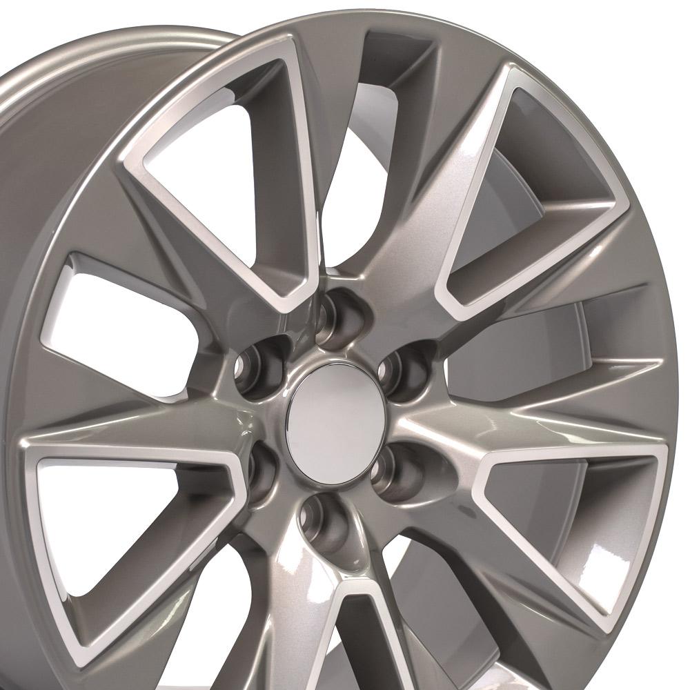 OE Wheels CV26 20x9 Gloss Silver Machined replica wheel