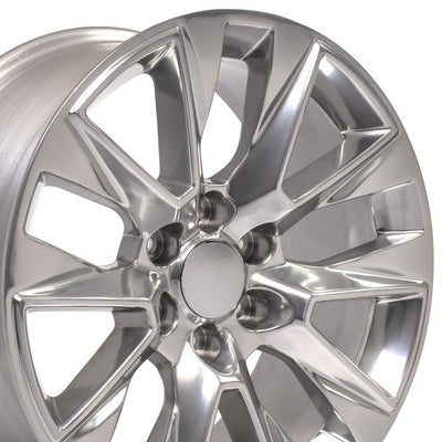 OE Wheels CV26 20x9 Polished replica wheel